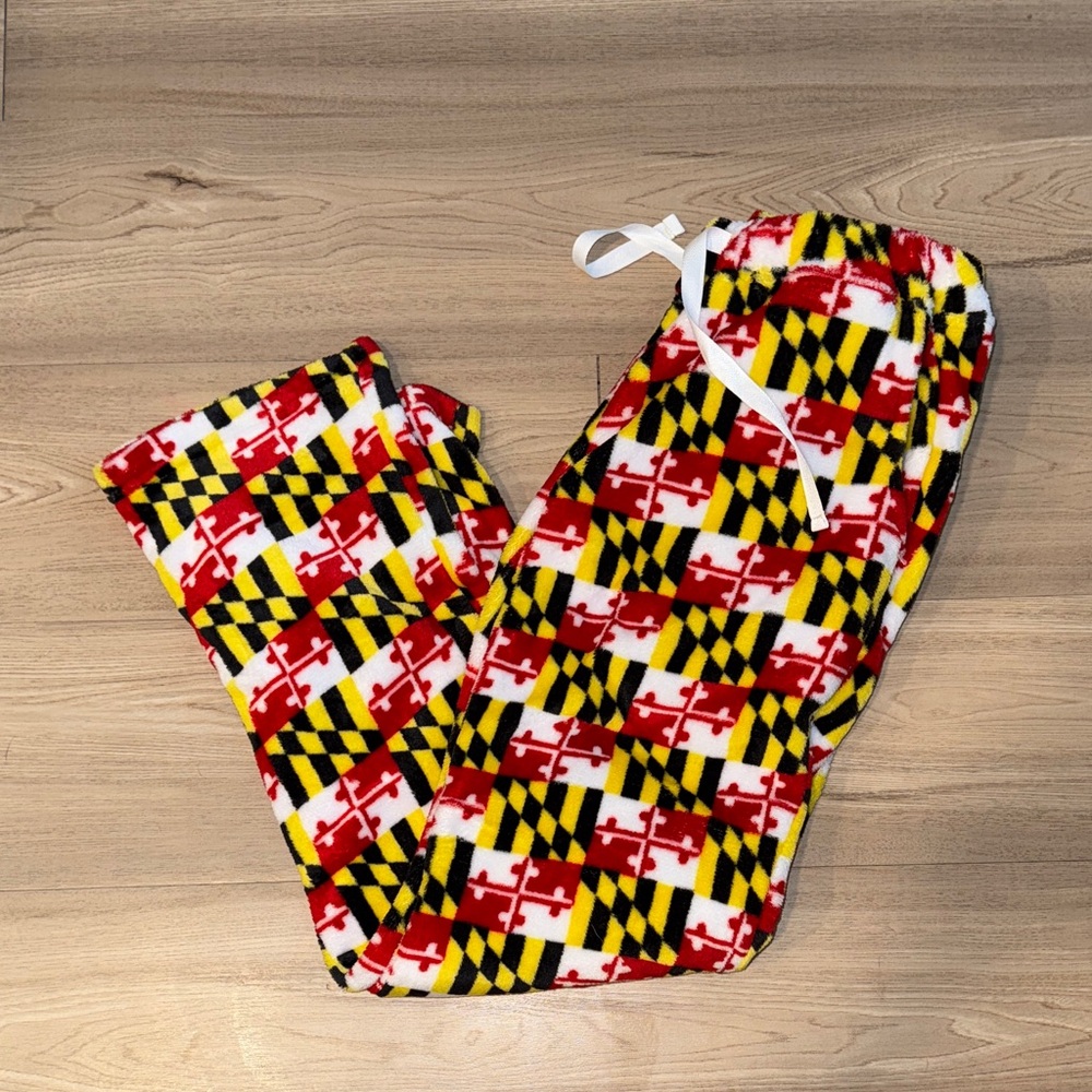 Maryland Flag Pattern Pajama Pants